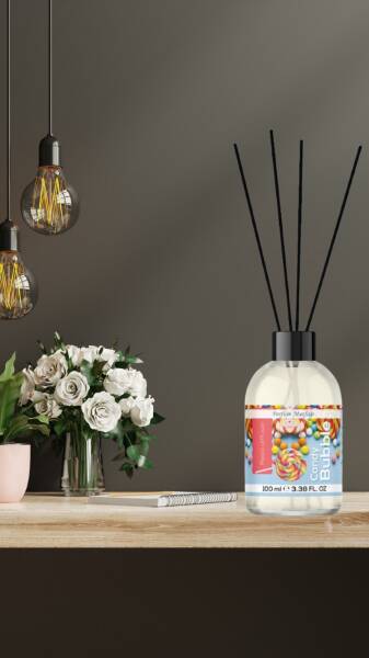 Candy Bubble Bambu Çubuklu 100ml - 3